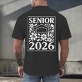 Senior 2026 Floral Flowers Class Of 2026 Graduation Kids Men's Back Print T-Shirt
