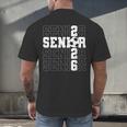 Senior 2026 Soccer Player Class Of 2026 Senior Graduation Men's Back Print T-Shirt