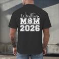 Senior 2026 Wrestling Mom Proud Senior 2026 Mom Graduation Men's Back Print T-Shirt