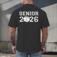 Senior Cheerleader Cheer Class Of 2026 Graduation Graduate Men's Back Print T-Shirt