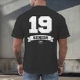 Senior Class Of 2019 Graduation School College Men's Back Print T-Shirt