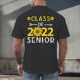 Senior Class Of 2022 Sunflower Graduation Seniors 22 Men's Back Print T-Shirt