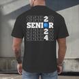 Senior Class Of 2024 Bowling First Day Of School Graduation Men's Back Print T-Shirt