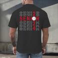 Senior Class Of 2024 Graduation 2024 Maroon Basketball Men's Back Print T-Shirt