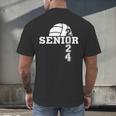 Senior Class Of 2024 Volleyball Seniors School Graduation Men's Back Print T-Shirt
