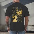 Senior Class Of 2026 Senior Girl Graduation Cap Coquette Bow Men's Back Print T-Shirt