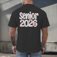 Senior Class Of 2026 Graduation 2026 Coquette Pink Bow Cute Men's Back Print T-Shirt