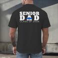 Senior Dad 2026 Class Of 2026 Graduation Men's Back Print T-Shirt