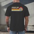 Senior Dad Class Of 2026 Graduation 2026 Graduate Vintage Men's Back Print T-Shirt