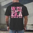 In My Senior Era Class Of 2026 Retro Senior 2026 Graduation Men's Back Print T-Shirt