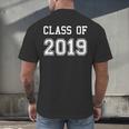 Senior Graduation Class Of 2019 GraduateShirt Men's Back Print T-Shirt