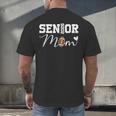 Senior Mom 2026 Football Mommy Class Of 2026 Graduation Men's Back Print T-Shirt
