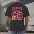 Senior Mom 2026 Proud Senior Mom Class Of 26 For Graduation Men's Back Print T-Shirt