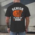 Senior Mom Class Of 2026 Basketball Graduation Men's Back Print T-Shirt