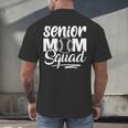 Senior Mom Squad Baseball Class Of 2023 Graduation Men's Back Print T-Shirt