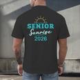 Senior Sunrise Class Of 2026 Vintage Graduation High School Men's Back Print T-Shirt