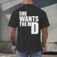 She Wants The MD Shirt Medical Graduation Doctor Men's Back Print T-Shirt