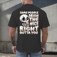 Skeleton Coffee Lover Introvert Men's Back Print T-Shirt Skeleton Coffee Lover Introvert Men's Back Print T-Shirt