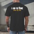 I Am So Done Class Of 2026 Senior Graduation Celebrating Men's Back Print T-Shirt