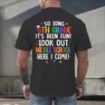 So Long 5th Grade Graduation Middle School Here I Come Kids Men's Back Print T-Shirt