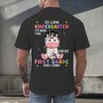 So Long Kindergarten Graduation Class 2025 Unicorn Girls Men's Back Print T-Shirt