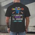 So Long Kindergarten Graduation Look Out 1st Grade 2025 Kids Men's Back Print T-Shirt