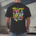 So Long Pre-K Kindergarten Here I Come Graduation Kids Men's Back Print T-Shirt