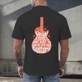Social Introverts Hang Out With Guitars Musician Guitarist Men's Back Print T-Shirt