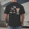 Social Work s Coffee Graduation Social Worker Men's Back Print T-Shirt