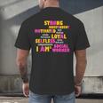 Social WorkerShirt Graduation Social Work Month Men's Back Print T-Shirt
