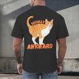SOCIALLY AWKWARD FUNNY CAT ANTISOCIAL INTROVERT WEIRD Men's Back Print T-Shirt SOCIALLY AWKWARD FUNNY CAT ANTISOCIAL INTROVERT WEIRD Men's Back Print T-Shirt