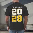 Sophomore 2028 Class Of 2028 Graduation 2028 10th Grade Men's Back Print T-Shirt