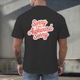 Sorry I'm Awkward Sorry Introvert Humor Men's Back Print T-Shirt