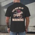 Spicy Books Merch Dark Romance You Had Me At Trigger Warning Men's Back Print T-Shirt Spicy Books Merch Dark Romance You Had Me At Trigger Warning Men's Back Print T-Shirt