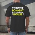 Staying Alone Big Plans Tonight Ideal For Introverts Men's Back Print T-Shirt Staying Alone Big Plans Tonight Ideal For Introverts Men's Back Print T-Shirt