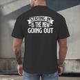 Staying In Is The New Going Out Introvert Men's Back Print T-Shirt Staying In Is The New Going Out Introvert Men's Back Print T-Shirt