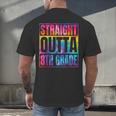 Straight Outta 8th Grade Great Graduation Eighth Grade Men's Back Print T-Shirt