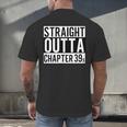 Straight Outta Chapter 39 Cute Book Lover Reader Men's Back Print T-Shirt