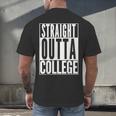 STRAIGHT OUTTA COLLEGE Graduation 2019 Her Him Women Men's Back Print T-Shirt