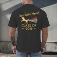 STRAIGHT OUTTA HIGH SCHOOL 2018 Grad Graduation Shirt Men's Back Print T-Shirt
