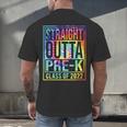 Straight Outta Pre-K Class Of 2022 Preschool Graduation Men's Back Print T-Shirt