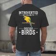 Sun Conure Introvert Parrot Bird Sun Conure Men's Back Print T-Shirt Sun Conure Introvert Parrot Bird Sun Conure Men's Back Print T-Shirt
