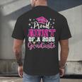 Super Proud Aunt Of 2025 Graduate Senior Graduation Family Men's Back Print T-Shirt
