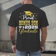Super Proud Bonus Son Of 2025 Graduate Graduation Family Men's Back Print T-Shirt