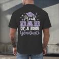 Super Proud Dad Of 2026 Graduate Senior Graduation Family Men's Back Print T-Shirt