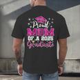 Super Proud Mom Of 2025 Graduate Senior Graduation Family Men's Back Print T-Shirt