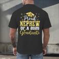 Super Proud Nephew Of 2025 Graduate Senior Graduation Family Men's Back Print T-Shirt
