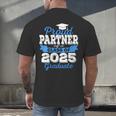 Super Proud Partner Of 2025 Graduate Graduation Family Men's Back Print T-Shirt