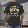 Super Proud Sister Of 2025 Graduate Senior Graduation Family Men's Back Print T-Shirt