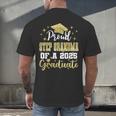 Super Proud Step Grandma Of 2025 Graduate Graduation Family Men's Back Print T-Shirt